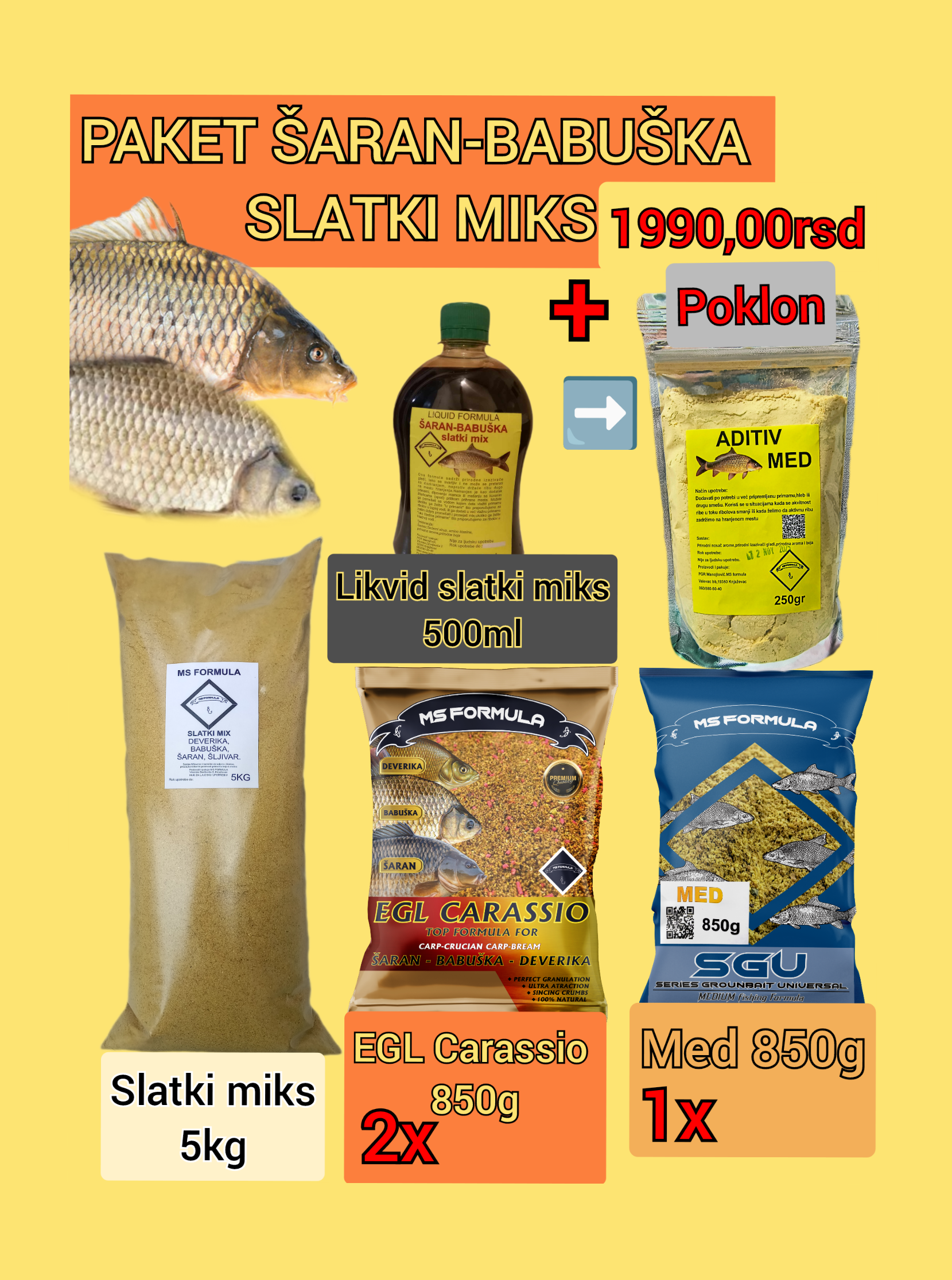 AKCIJSKI PAKET ZA BABUSKU I SARANA